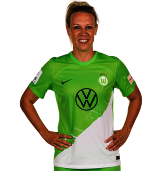 Die VfL-Wolfsburg-Spielerin Kristin Demann im Portrait.
