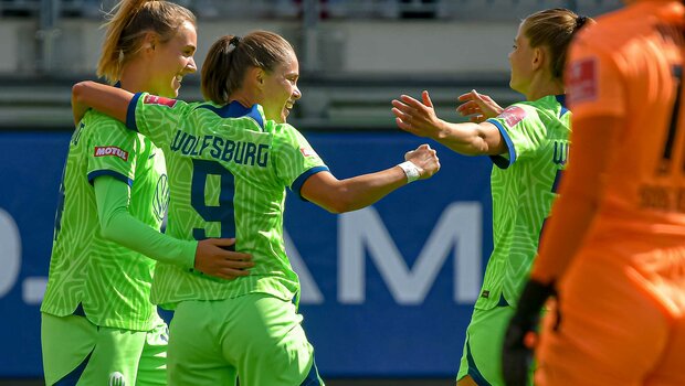 Ewa Pajor bekommt sehr viel Wertschätzung von ihren Mitspielerinnen beim VfL Wolfsburg.