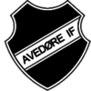 Das schwarz-weiße Logo vom Avedoere IF.