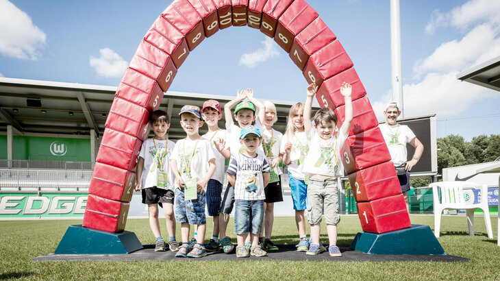 Kinder beim VfL-Kids-Day. 