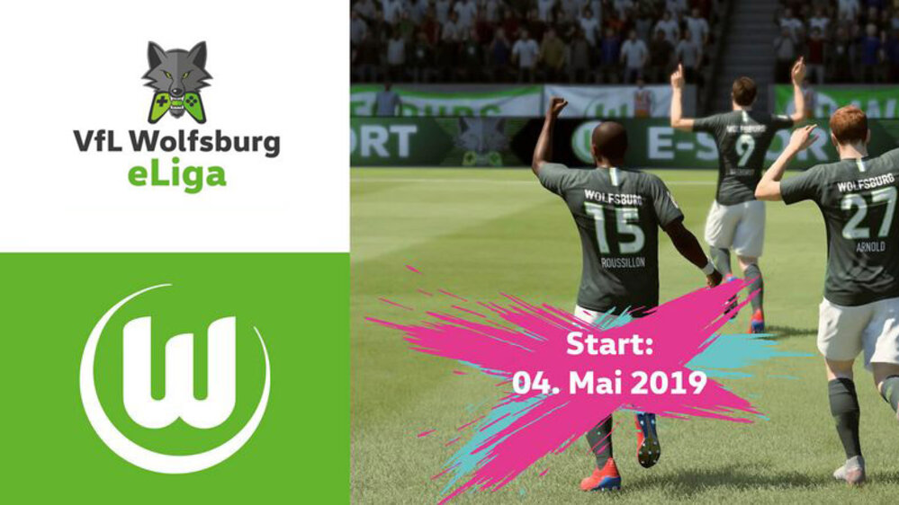 Ein Cover für den Start der VfL-Wolfsburg eLiga aus dem Jahr 2019.