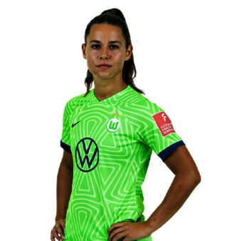 VfL Wolfsburg-Spielerin Lena Oberdorf im Portrait.