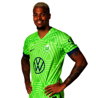 Der VfL Wolfsburg-Spieler Lukas Nmecha im Portrait.