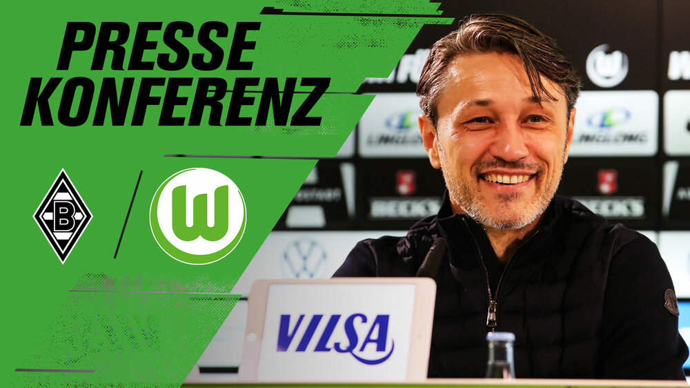 Trainer Niko Kovac in der Pressekonferenz vor dem Spiel Mönchengladbach gegen den VfL Wolfsburg.