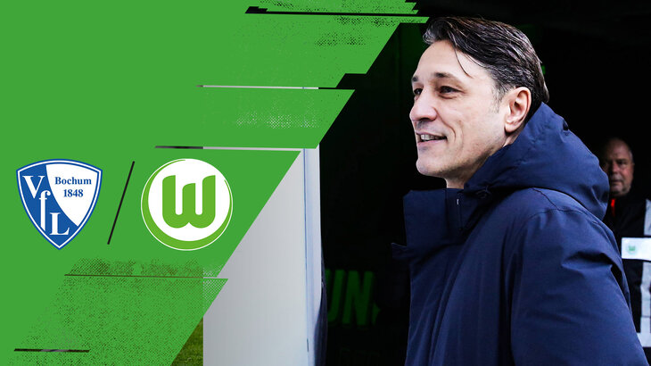 Eine VfL-Wolfsburg-Grafik zum Spiel gegen Bochum mit Niko Kovac.