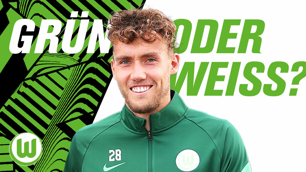 VfL-Wolfsburg-Spieler Luca Waldschmidt im Wölfe-Tv.