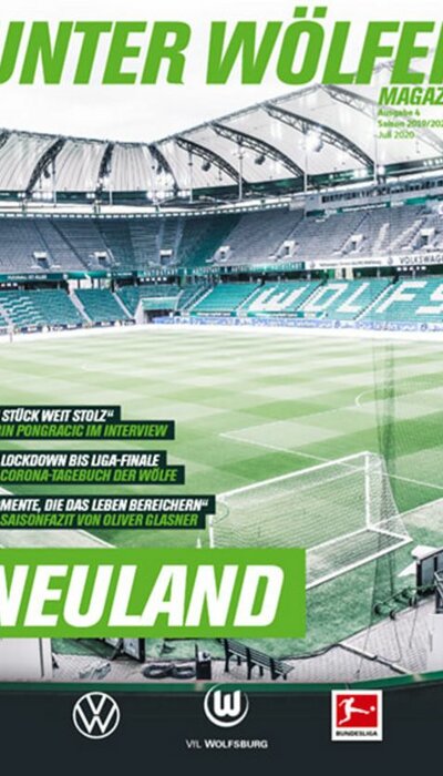 Der VfL Wolfsburg veröffentlicht die vierte Ausgabe des "Unter Wölfen"-Magazins.