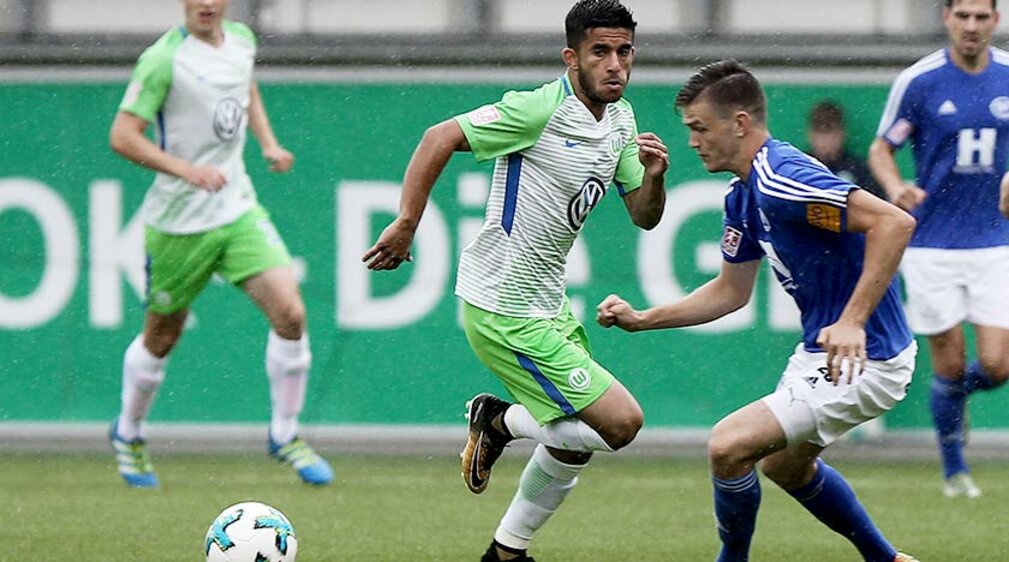 Die U23 des VfL Wolfsburg gegen SSV Jeddeloh. 