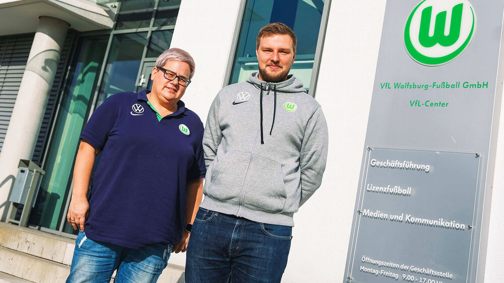 Die Teambetreuer der VfL Wolfsburg Männer. 