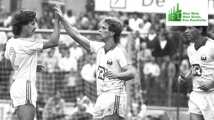 Der ehemalige VfL Wolfsburg Spieler Frank Plagge in einer Spielszene.