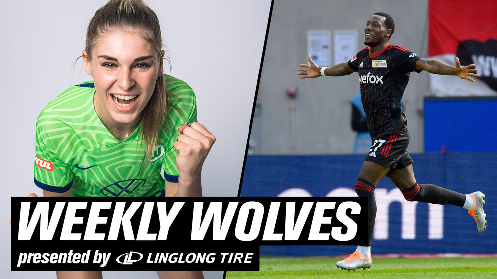 VfL Wolfsburg's "Wölfe TV" Teaserbild zur neuen Ausgabe "Weekly Wolves".
