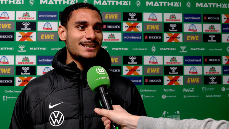 Der VfL-Wolfsburg-Spieler MAxence Lacroix im Interview.