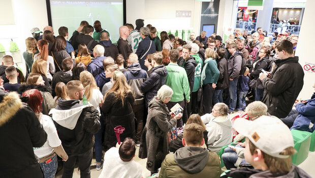 Impressionen vom Fantalk des VfL Wolfsburg.