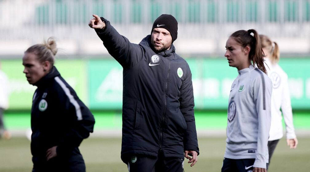 Head coach Stephan Lerch during the final training session. 