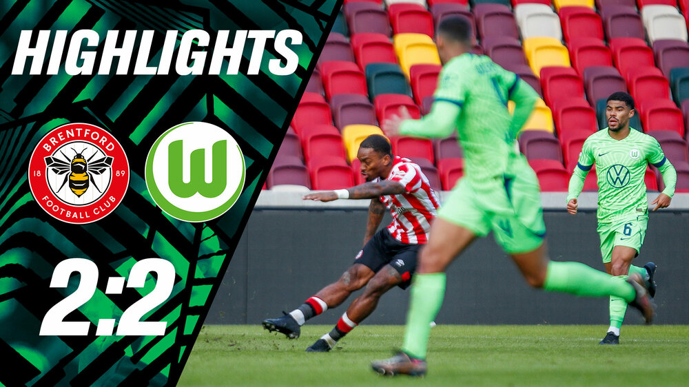 Die Highlights vom VfL Wolfsburg gegen Brentford FC.