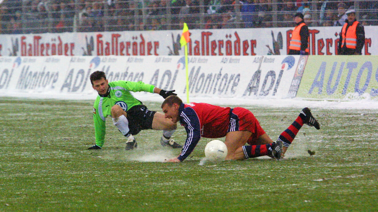 Spiel des VfL-Wolfsburg gegen den FC Bayern München.