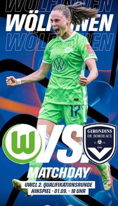 Cover des VfL Wolfsburg Magazins Unter Wölfinnen Ausgabe 2.