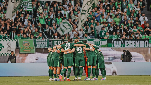 VfL-Wolfsburg Mannschaft.