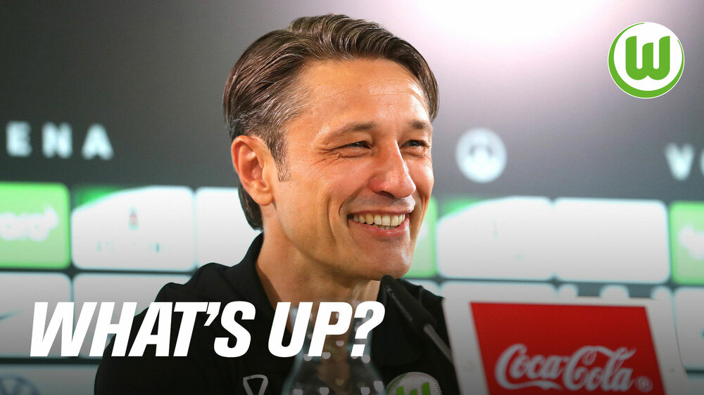 VfL Wolfsburg-Trainer Niko Kovac lacht bei deiner ersten Pressekonferenz die Medienvertreter an.