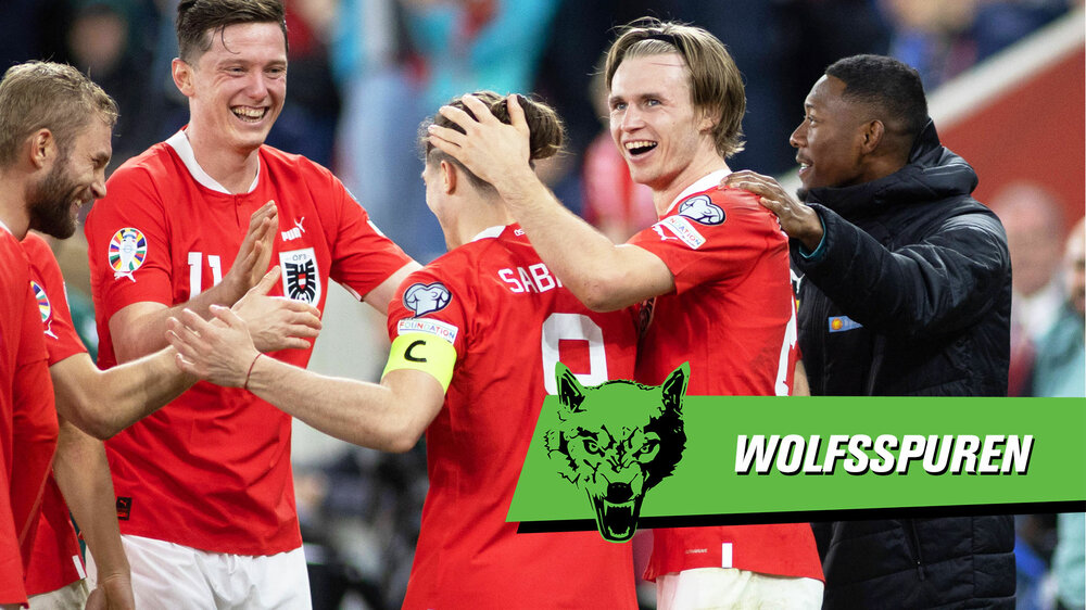 Die Wolfsspuren des VfL Wolfsburg mit Nationalspieler Wimmer.