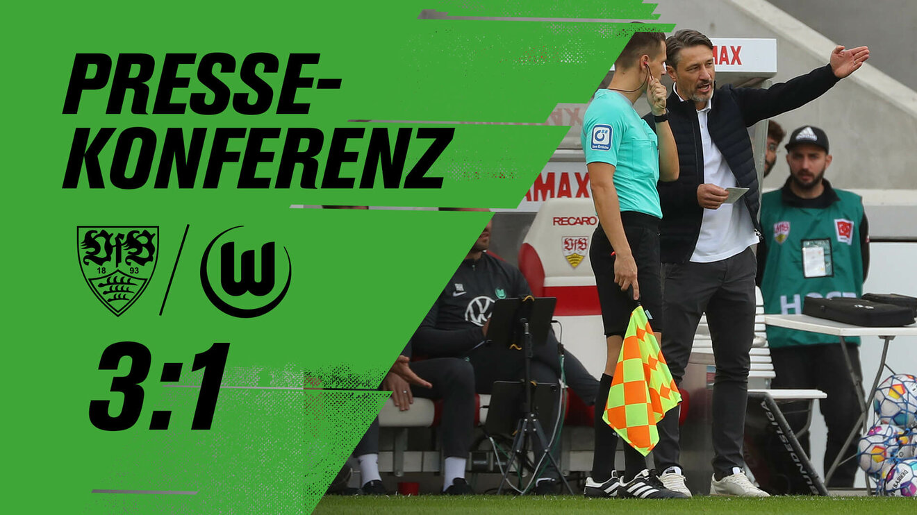 Eine VfL-Wolfsburg-Grafik mit Coach Niko Kovac.