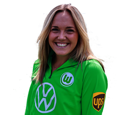 Die StrongHER-Trainerin vom VfL Wolfsburg im Portrait.