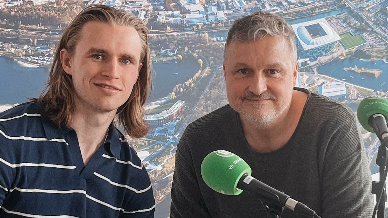 VfL-Spieler Patrick Wimmer im Podcast mit Volker Rechin.