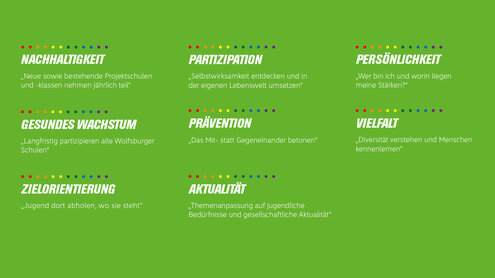 Grafik des VfL-Wolfsburg zum Thema Vielfalt.
