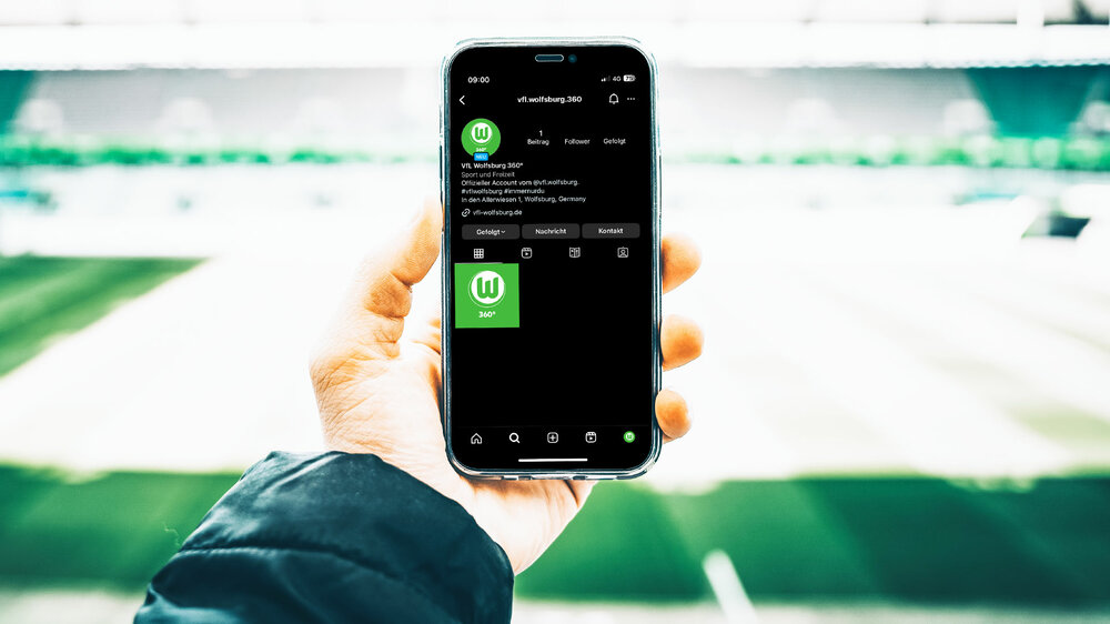 Die neuen 360° Social Media Accounts des VfL Wolfsburg.