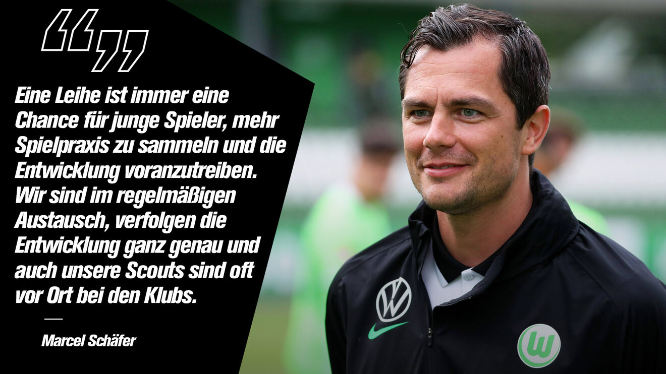 Zitat von VfL Wolfsburg Sportdirektor Marcel Schäfer.