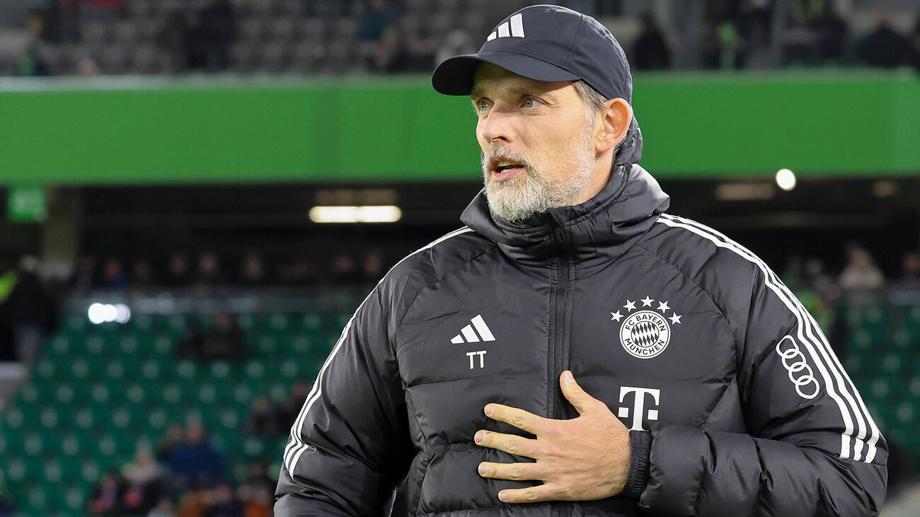 Thomas Tuchel in der Volkswagen Arena vom VfL Wolfsburg.