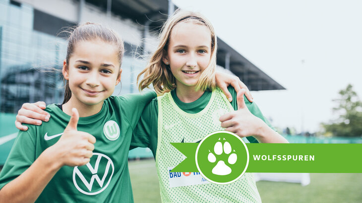 Kinder in der Fußballschule des VfL-Wolfsburg.