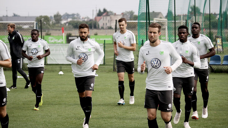 Die U23 trainiert.