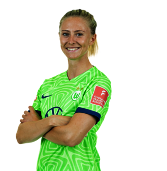 VfL Wolfsburg-Spielerin Rebecka Blomqvist im Portrait.