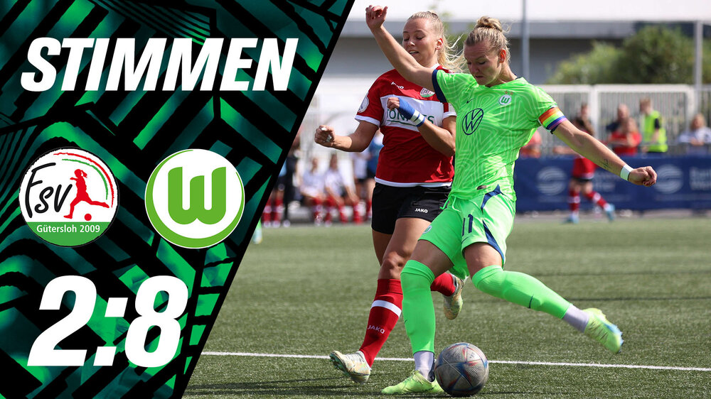 VfL Wolfsburg's "Wölfe TV" - Stimmen der Wölfinnen gegen Gütersloh.