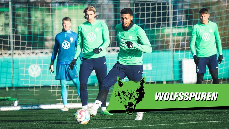 VfL-Wolfsburg-Spieler Felix Nmecha beim Training.