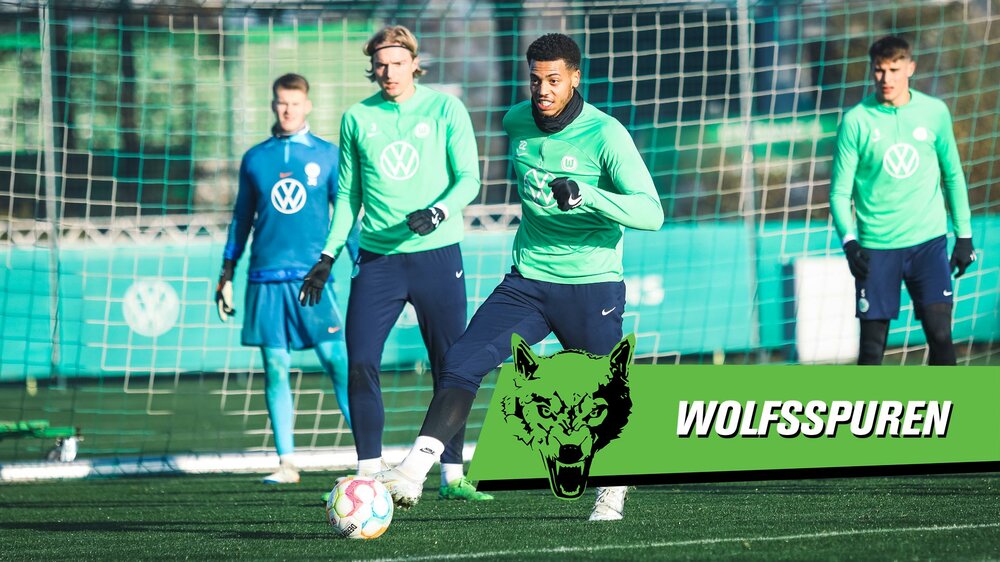 VfL-Wolfsburg-Spieler Felix Nmecha beim Training.