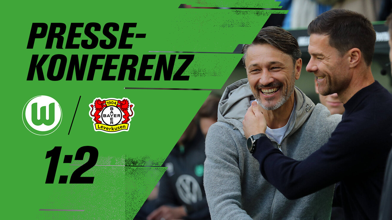 Die Pressekonferenz mit Kovac und Alonso nach dem Spiel VfL Wolfsburg gegen Bayer 04 Leverkusen.