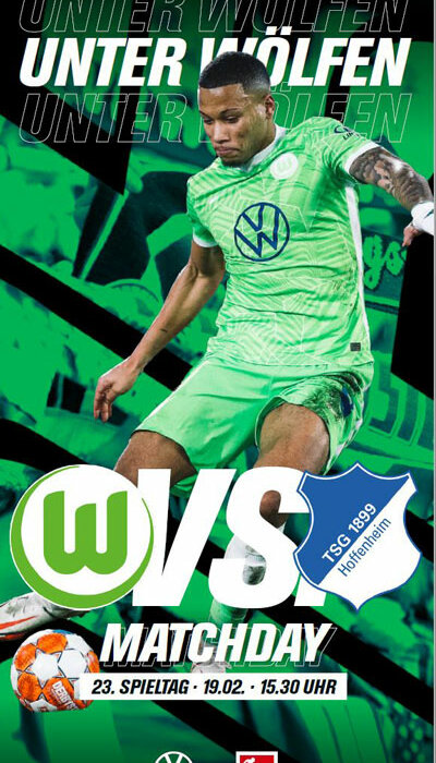 Das Cover für die fünfzehnte Unter-Wölfen-Ausgabe mit VfL-Wolfsburg-Spieler Aster Vranckx.