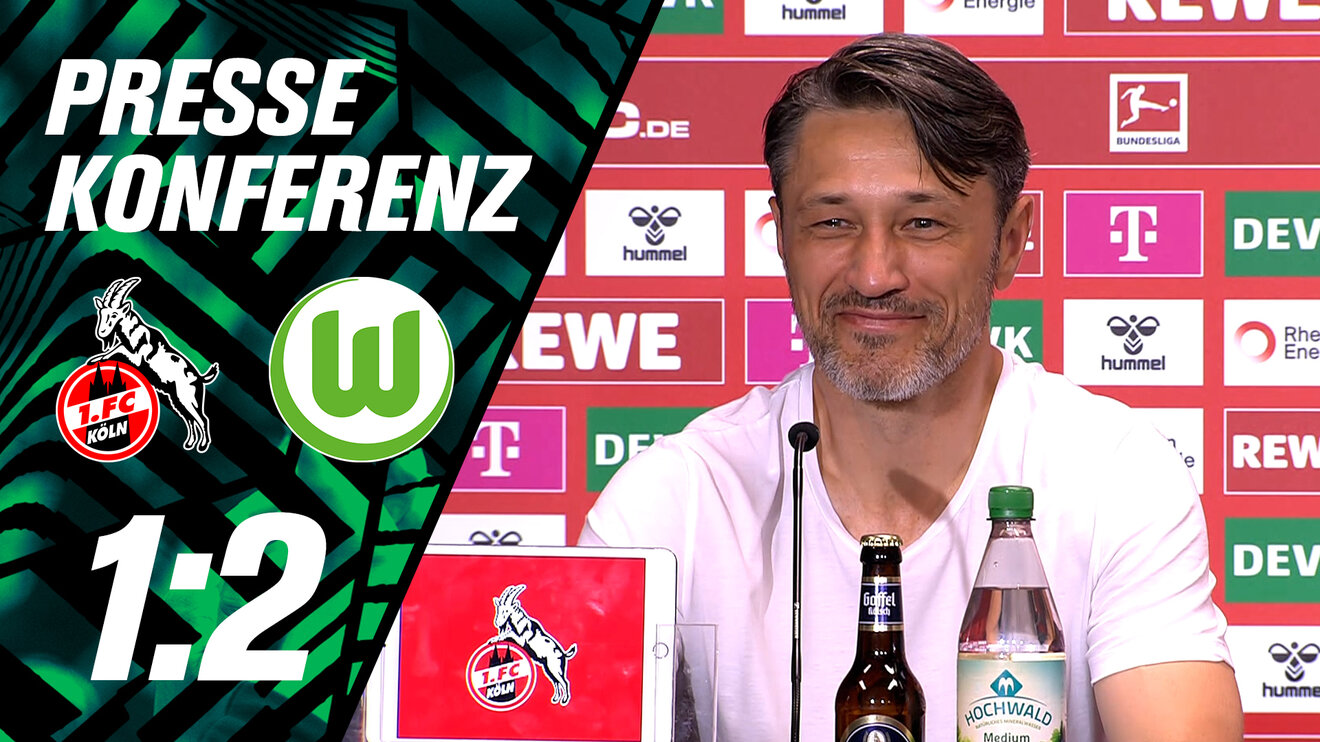 Pressekonferenz mit VfL-Wolfsburg-Trainer Niko Kovac nach dem Spiel gegen den 1. FC Köln.