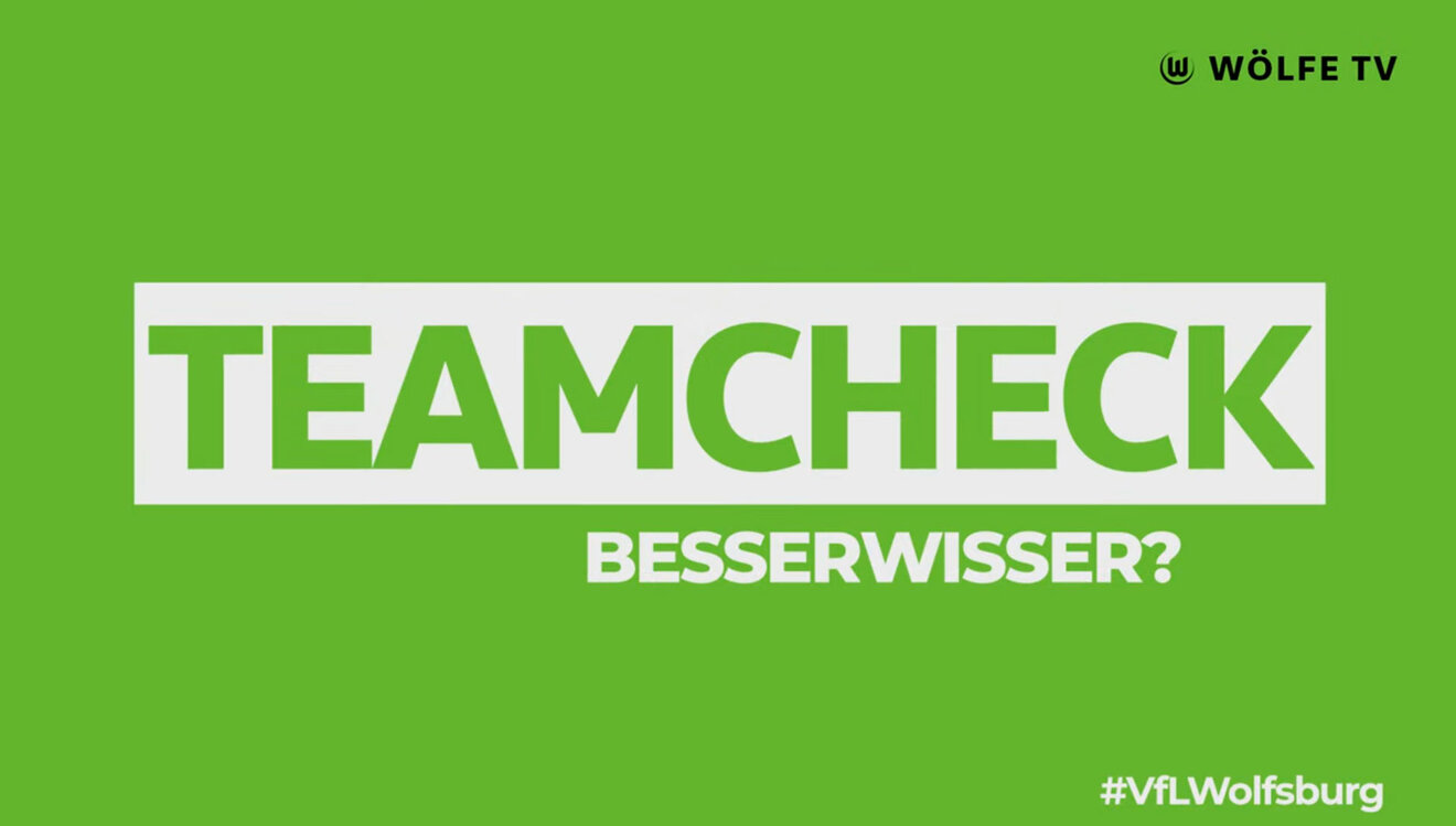 Teamcheck VfL-Wolfsburg.