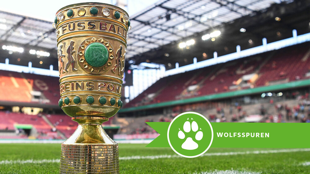 Im bevorstehenden Derby geht es dem VfL Wolfsburg darum, dem abgebildeteten DFB-Pokal näher zu kommen.