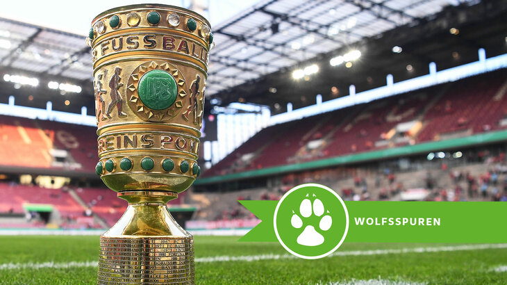 Im bevorstehenden Derby geht es dem VfL Wolfsburg darum, dem abgebildeteten DFB-Pokal näher zu kommen.