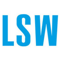 Das Logo vom VfL-Wolfsburgsponsor LSW.