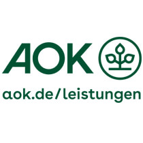 Das Logo vom VfL-Wolfsburgsponsor AOK.