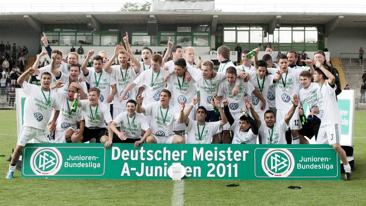 Die A-Junioren des VfL Wolfsburg sind Deutscher Meister 2011.
