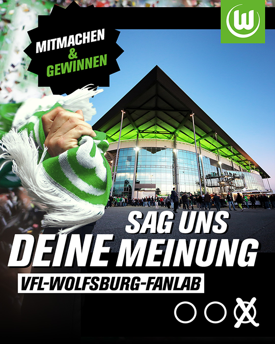 Poster zum Fanlab des VfL Wolfsburg.
