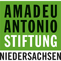 Logo des VfL Wolfsburg Partners Amadeu Antonio Stiftung Niedersachsen.