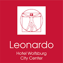 Das Logo vom Leonardo Hotel Wolfsburg.