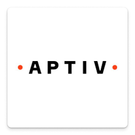 Logo von Aptiv.